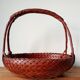 Japanese woven bamboo basket Ikebana