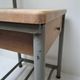 Bedside of boarding school wood vintage metal 50 s