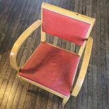 Trio of bridge armchairs Rockabilly 1950