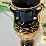 Vase grec plaqué or 24k