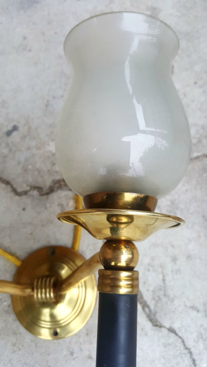 Double wall lamps, gallows, neo classic, mid century, 50