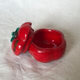 Ensemble à condiments, légumes en barbotine