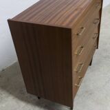 Commode scandinave 4 tiroirs 1960