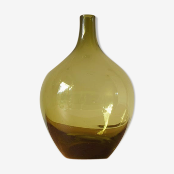 Vase soliflore en verre vert