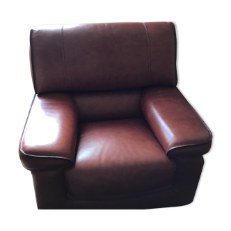 Roche and Bobois leather armchair