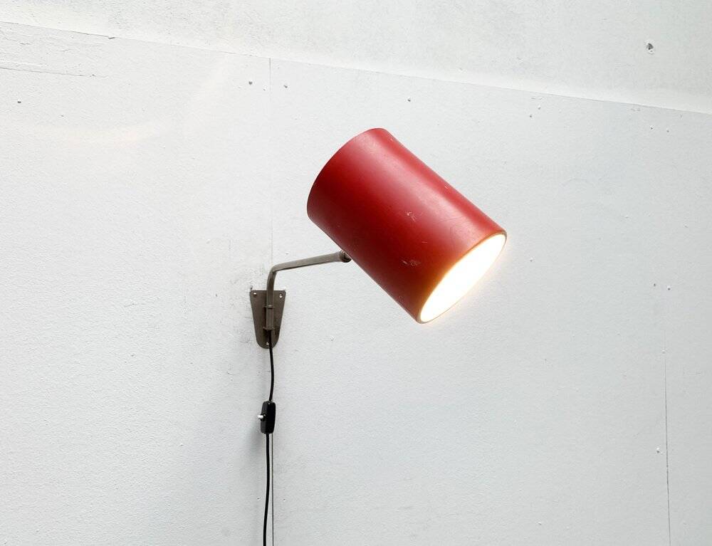 German minimalist wall lamp from the mid-century by Hala, 1960s.
