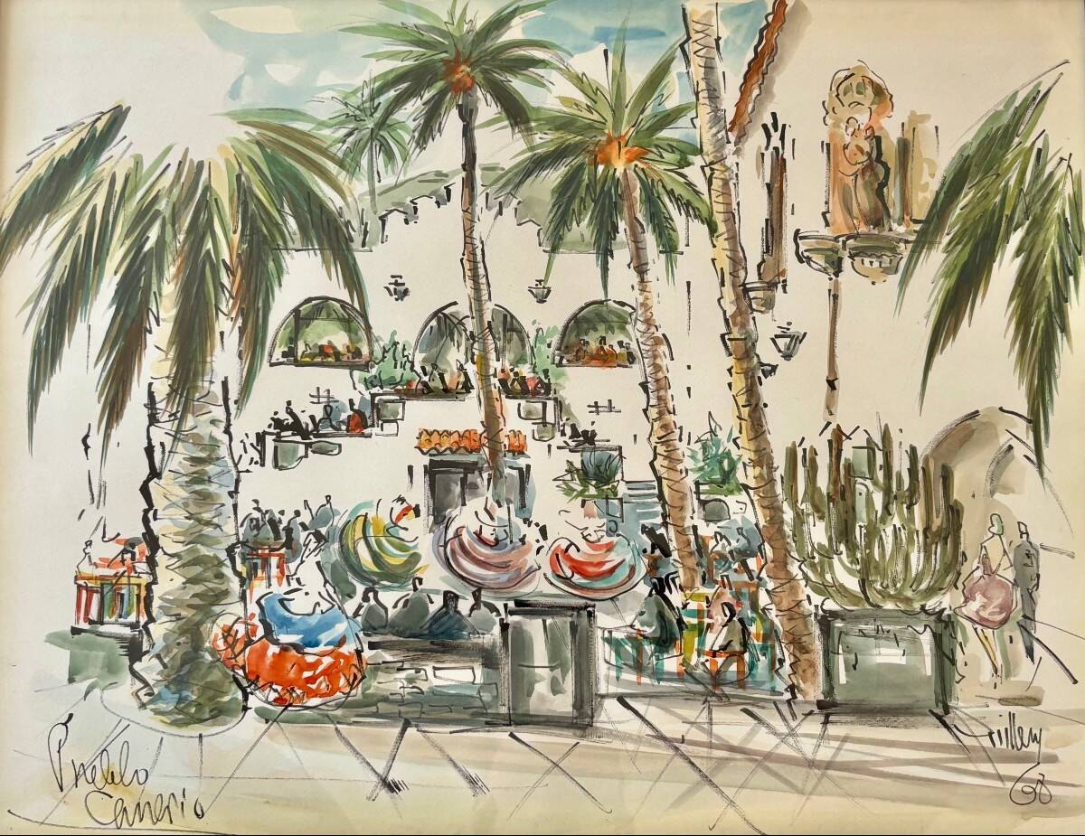 Aquarelle - Les Îles Canaries