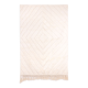 Berber carpet beni urain ecru with relief lines 242 x 156 cm