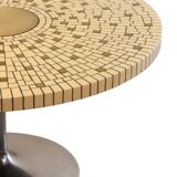 Table ronde mozaiektafel avec tulpvoet 'Schwalingen'