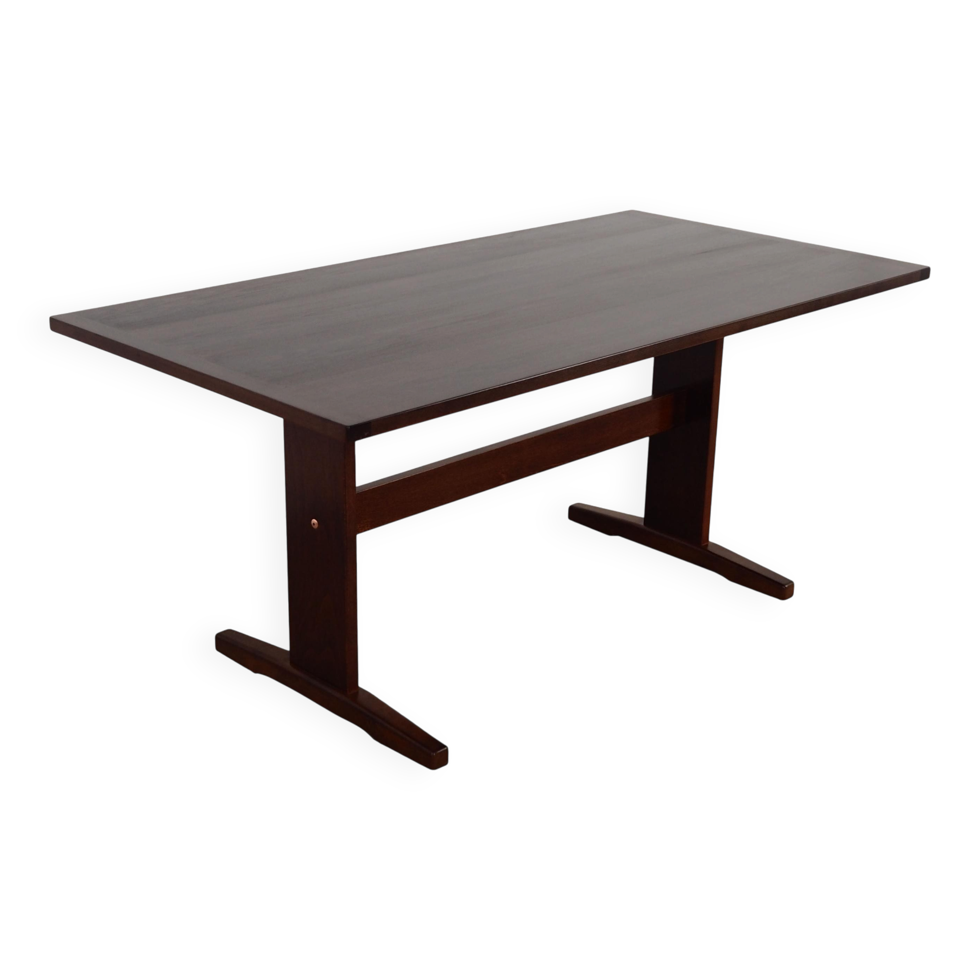 Oak table, Danish design, 1970s, manufactured by Farstrup Møbler