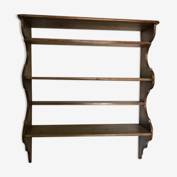 Old wooden shelf