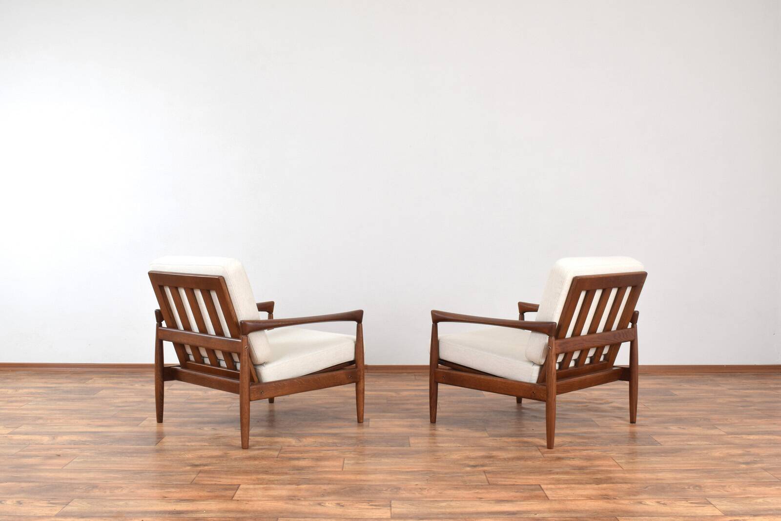 Mid-Century Oak Kolding Armchairs by Erik Wørts for IKEA, 1960s, Set of 2