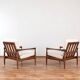 Mid-Century Oak Kolding Armchairs by Erik Wørts for IKEA, 1960s, Set of 2