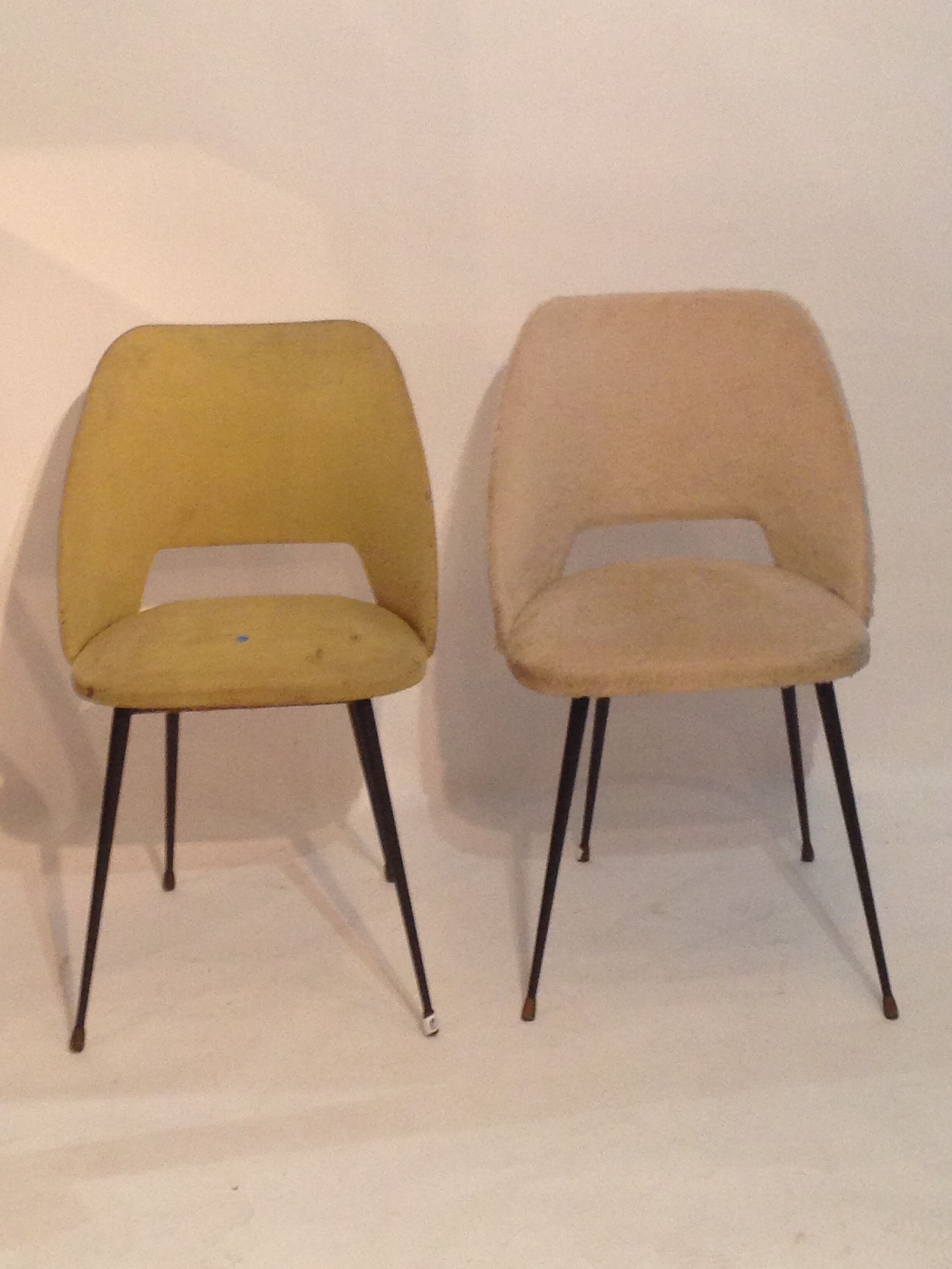 Ensemble de 4 chaises tonneau