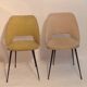 Ensemble de 4 chaises tonneau