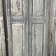 Trio of shutters louvers patina blue gray
