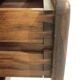 Commode brutaliste en orme Aranjou - Année 60