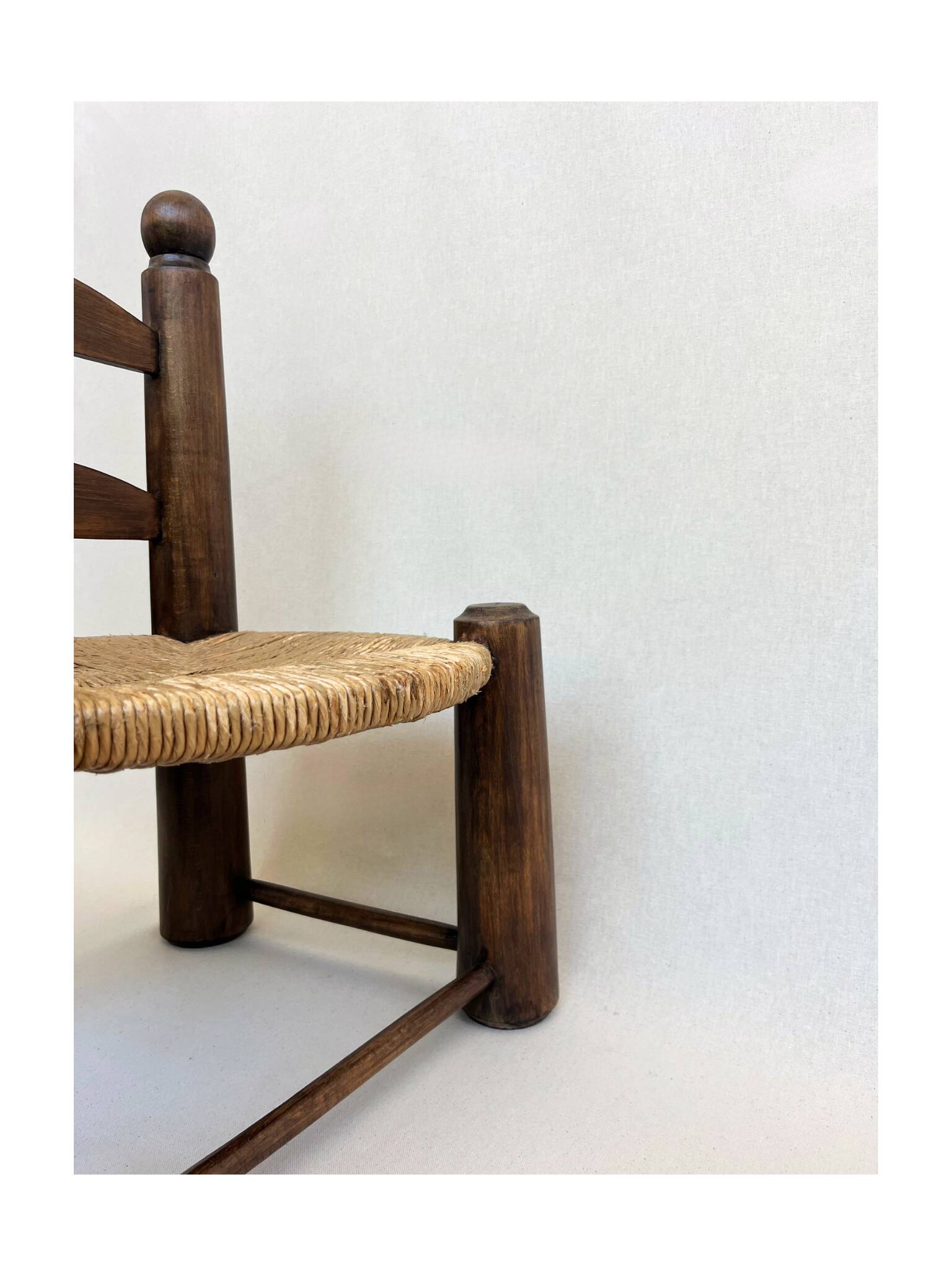 Brutalist chair by Charles Dudouyt