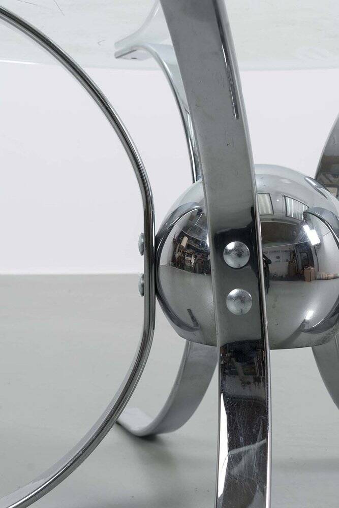 Vintage Chrome Coffee Table