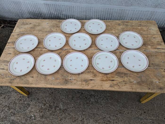 Set of 12 dessert plates