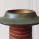 Vase soliflore terre émaillée scandinave vintage