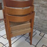 Set of 4 Danish chairs from the 1970s