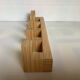 Bamboo wood coat rack