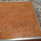 Table basse en loupe d'orme