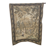 Tapestry with an idyllic forest scene