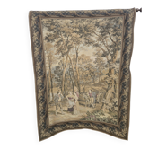 Tapestry with an idyllic forest scene