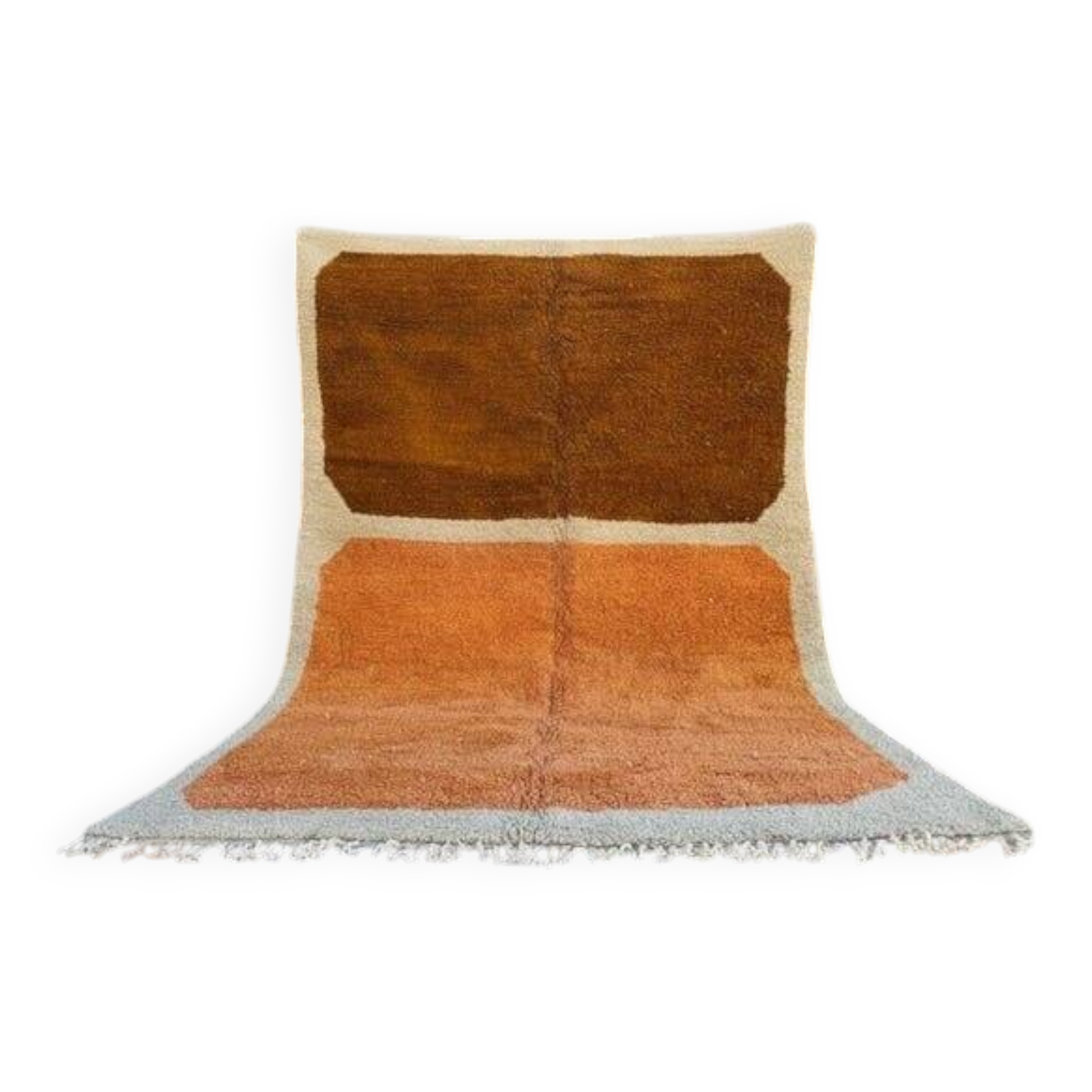 Traditional Berber rug in natural wool, size 150 x 250 cm.