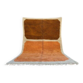 Tapis berbère traditionnel en laine naturelle
