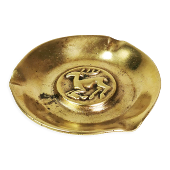 Brass ashtray, Denmark, 1950s