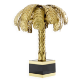Lampe palmier laiton Christian Techoueyres pour Maison Jansen 1970s