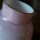 Ancient opaline vase decor hand
