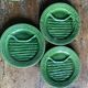 Green asparagus plates in slurry Vallauris 6 pieces