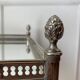 Chrome and mirror serving trolley