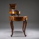 Coiffeuse en noyer Louis Philippe antique, 1860