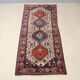 Ancient Asian wool rug, finely knotted, handmade 72 x 33 in.
