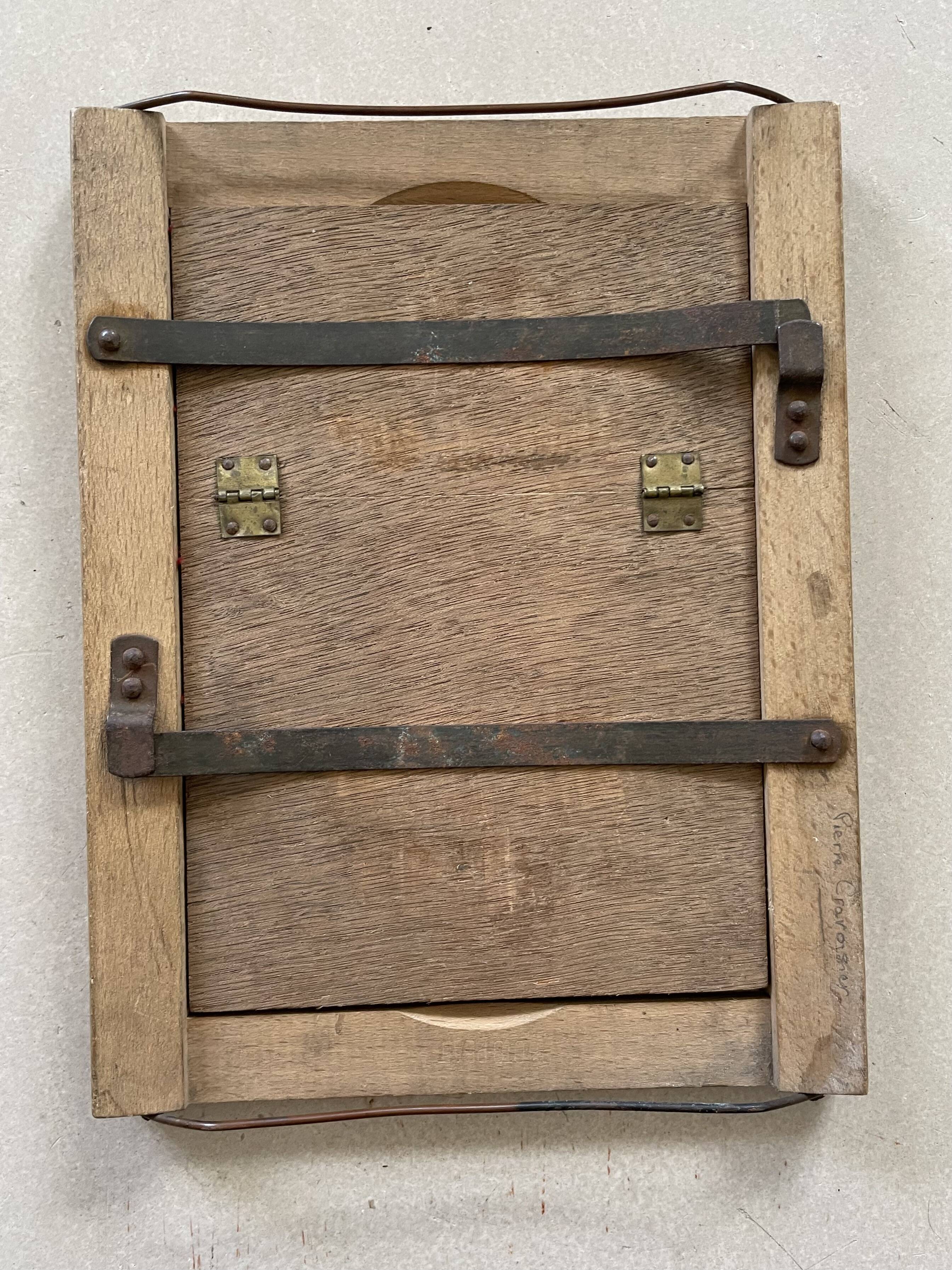 Old photo press frame