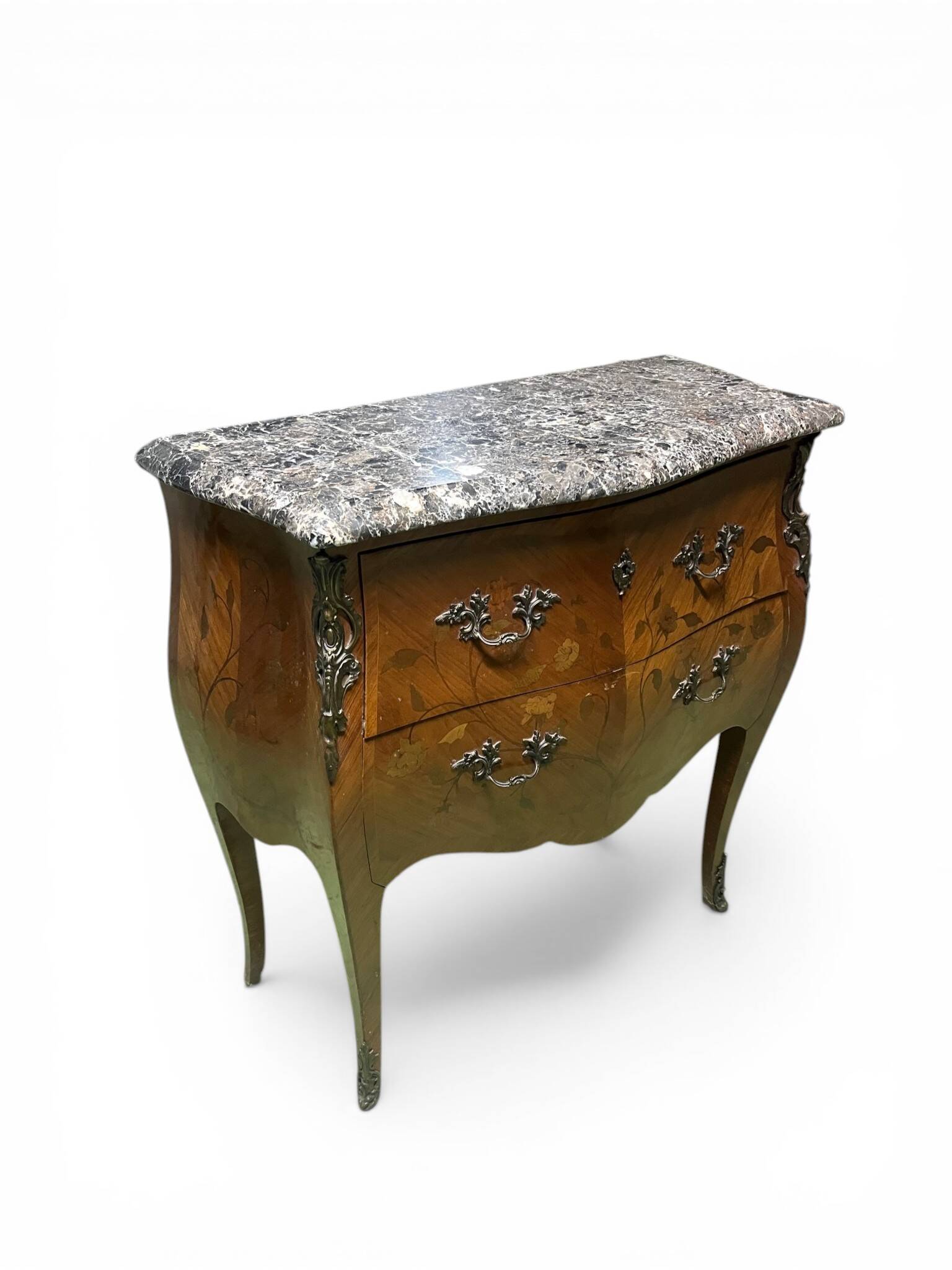 Curved jump commode in Louis XV style