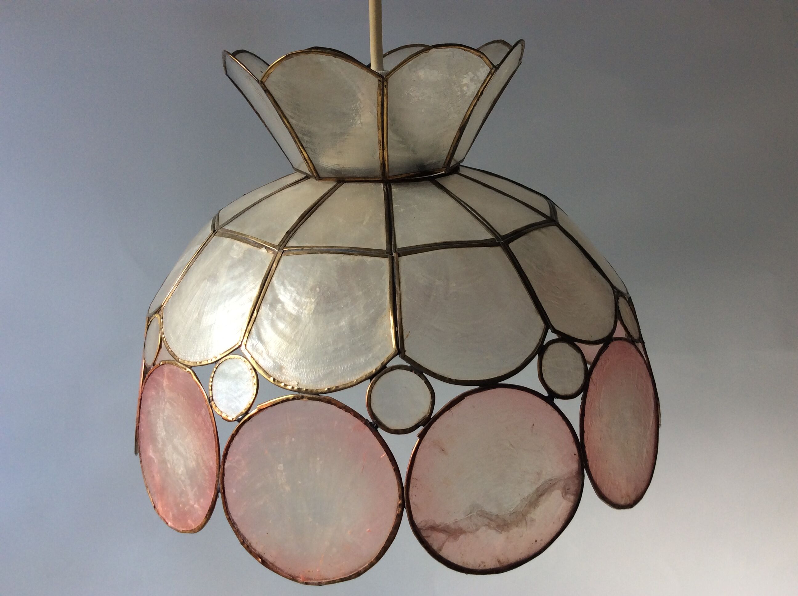 Hanging in vintage mother-of-pearl