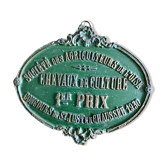 1930 Agricultural Competition Plate