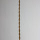 Mid-century Brass and Opaline Pendant Lamp, Italy