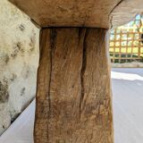 Console basse chêne brut