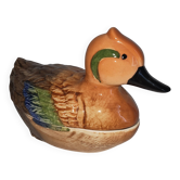 Duck Teal Terrine in Earthenware – Michel Caugant – Vintage