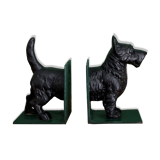 Cast iron dog bookends