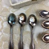 Box of 12 old spoons