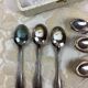 Box of 12 old spoons