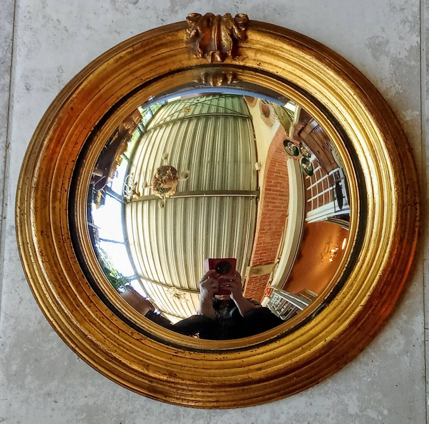 Old witch's eye mirror